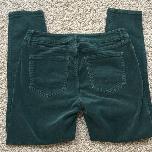 Pistola Dark Green Corduroy Skinny Pant Size 27 / 4 - Picture 6 of 6